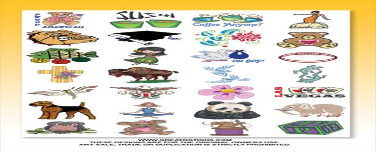 1000 Embroidery Designs CD Collection