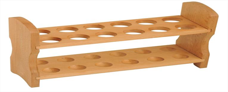 Eisco Labs Wood Test Tube Rack