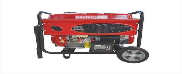 DAYTON 21R165 Portable Generator, Rated Watts 5000, 420cc