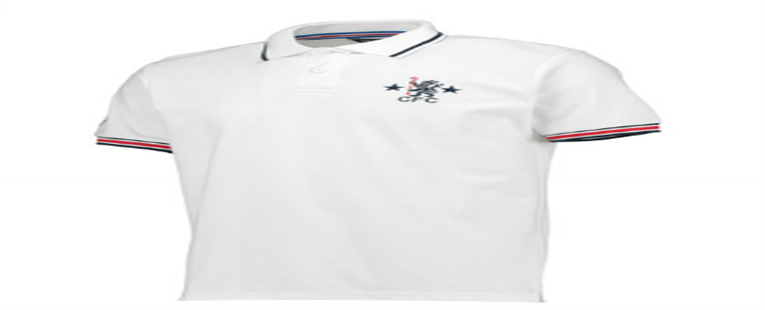 CHELSEA RETRO CONTRAST CUFF POLO SHIRT - WHITE - MENS