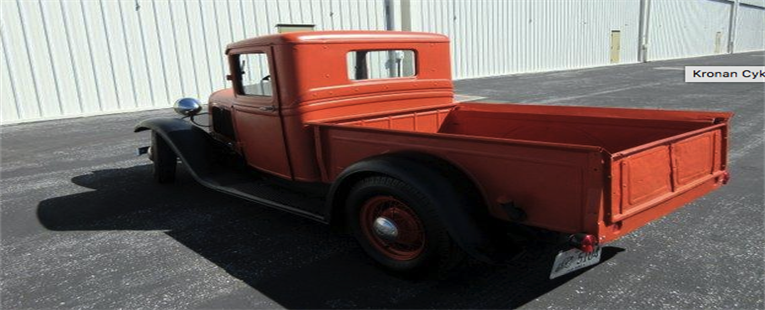 1934 Ford V8 Pickup Truck Vin # V512200 Mileage reads 29,978 - Auction