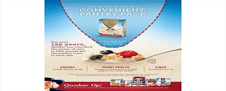 Quaker Instant Oatmeal, Lower Sugar