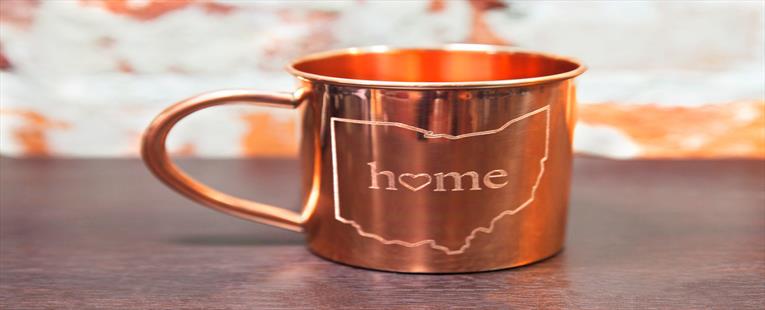 Bulk Logo'd Copper Mugs - Qty 100