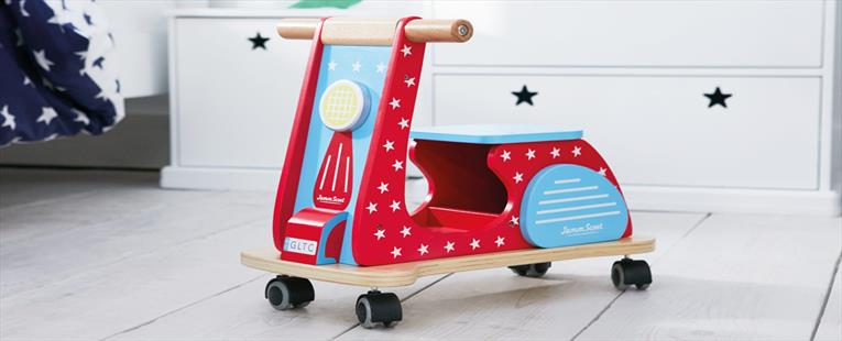 Jamm Scoot Ride On - Red Star