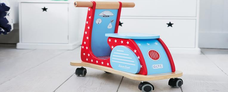 Jamm Scoot Ride On - Red Star