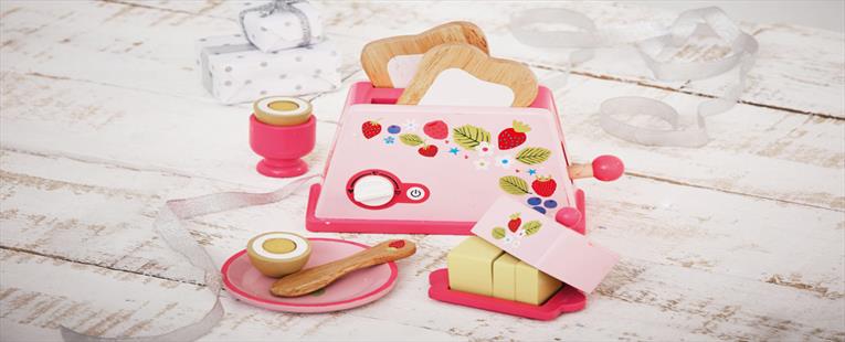 Toy Toaster & Breakfast Set - Forest Fruit