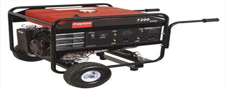 Dayton Portable Generator 7200 Watts Gas, 22F043