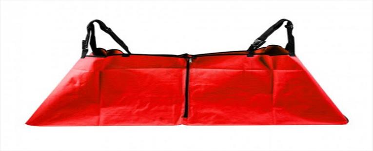 Waterproof Pet Rear Back Seat Cover Protector Hammock w/Seatbelt - Red