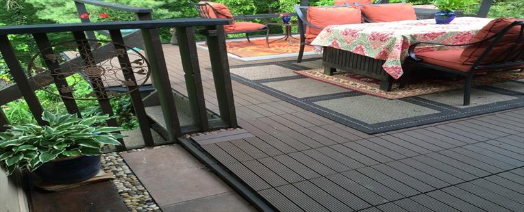 Kontiki Composite Interlocking Deck Tiles - Classic 25 Year