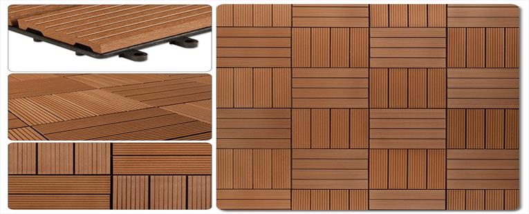 Kontiki Composite Interlocking Deck Tiles - Classic 25 Year