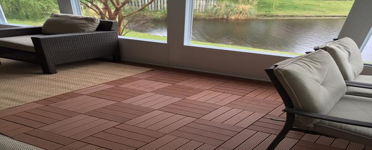 Kontiki Composite Interlocking Deck Tiles - Classic 25 Year