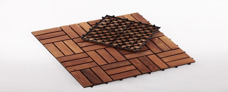 Nordic Style Teak Tiles