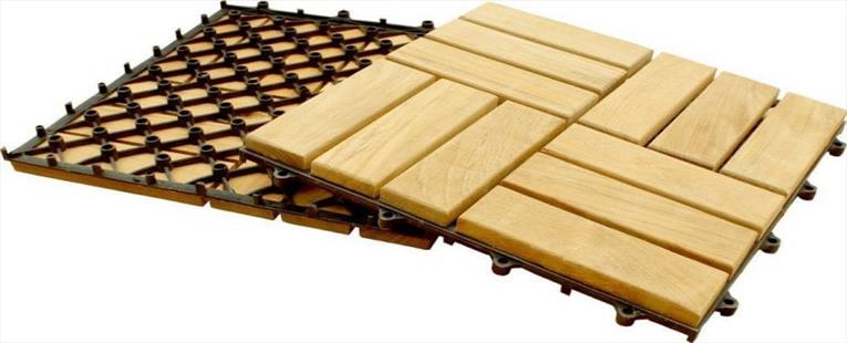 Nordic Style Teak Tiles