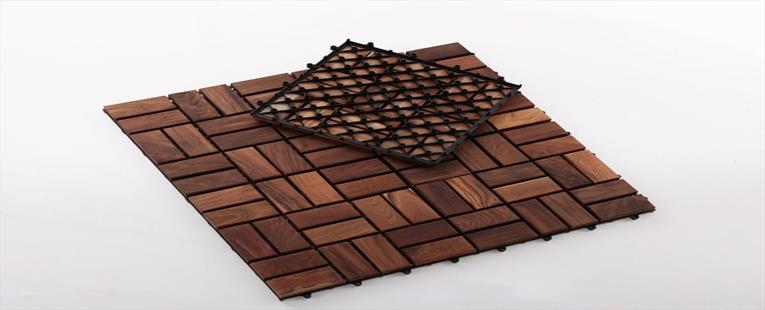 Nordic Style Teak Tiles