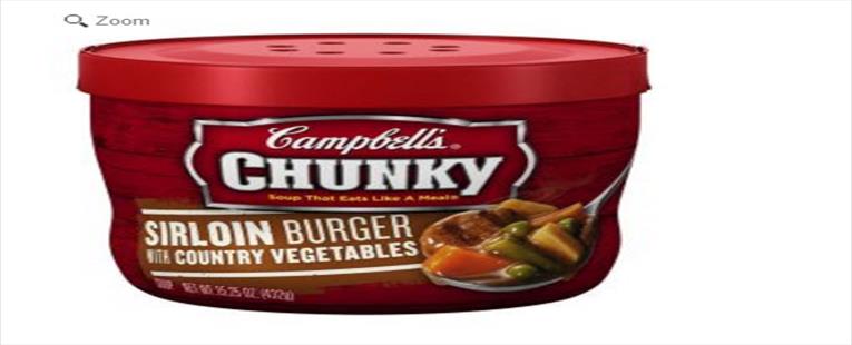 Campbell's Chunky Sirloin Burger