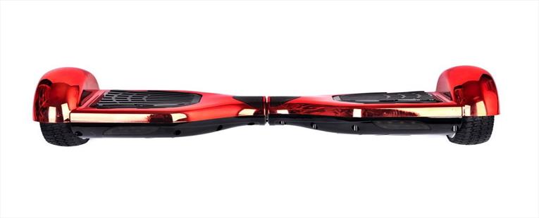 Red 6" Chrome Swegway Hoverboard (Bluetooth)