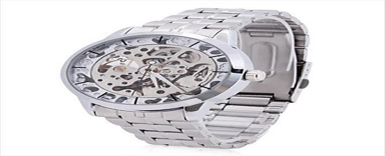 Automatic Vault Silver Watch Free Shipping Worldwide