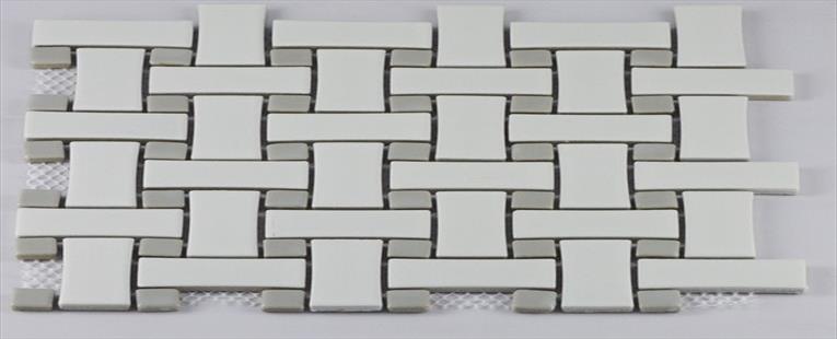 COSMOPOLITAN Porcelain Mosaic Basketweave Pattern