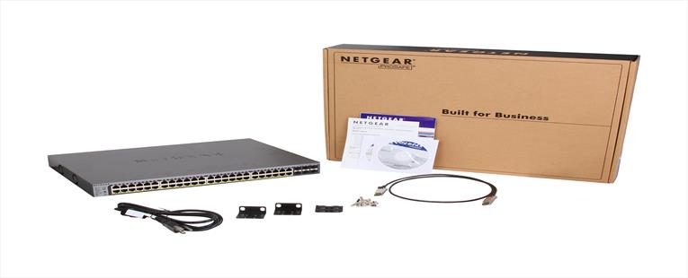 NETGEAR ProSafe 52-port Gigabit Smart Stackable Switch with PoE - 2nd generation (GS752TPSB)