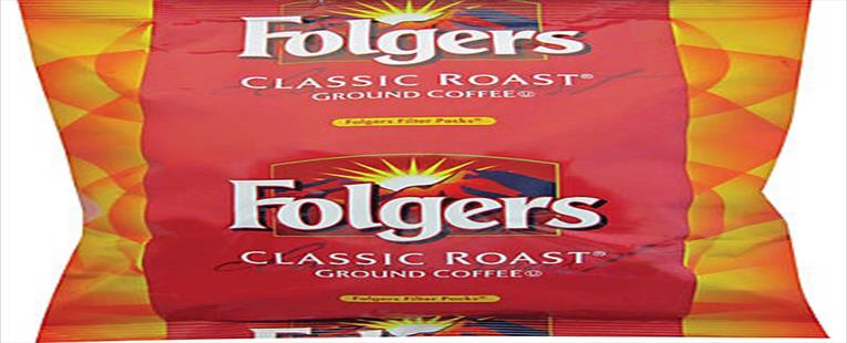 Folgers® Classic Roast Ground Coffee; Regular, .9 oz., 40/Filter Packets