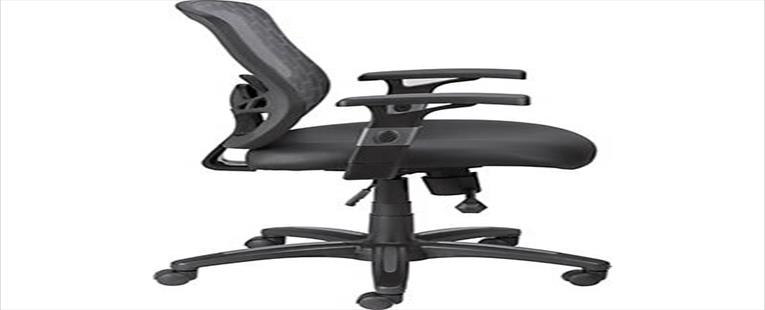 Quill Corvair Luxura Mesh Back Task Chair, Black