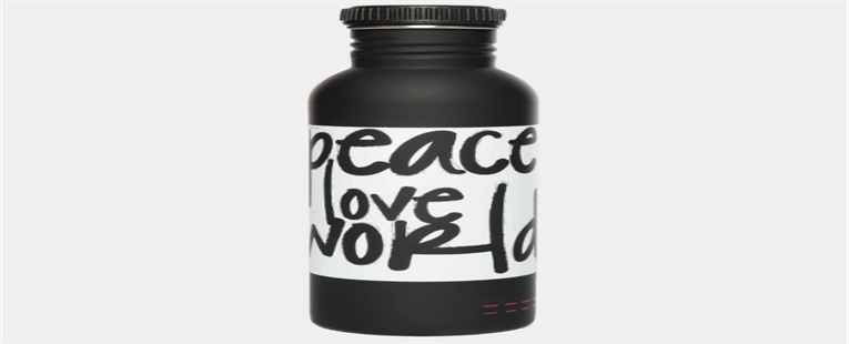 Peace Love World Water Bottle
