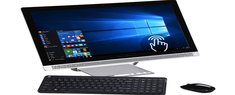 HP All-in-One PC Pavilion 24-b010 A9-Series APU A9-9410 (2.90 GHz) 8 GB DDR4 1 TB HDD 23.8" Touchscreen Windows 10 Home 64-Bit