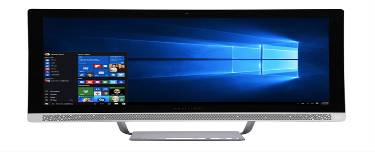 HP All-in-One PC Pavilion 24-b010 A9-Series APU A9-9410 (2.90 GHz) 8 GB DDR4 1 TB HDD 23.8" Touchscreen Windows 10 Home 64-Bit