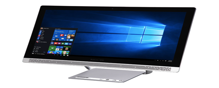 HP All-in-One PC Pavilion 24-b010 A9-Series APU A9-9410 (2.90 GHz) 8 GB DDR4 1 TB HDD 23.8" Touchscreen Windows 10 Home 64-Bit