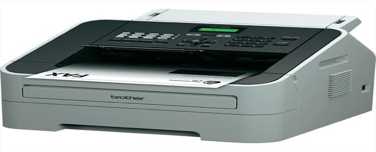 Brother FAX-2840, laser fax machine (400 pages page memory, 30 Sheet page/document feed, modem speed)
