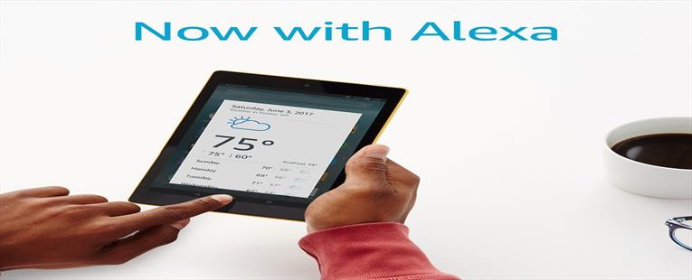 All-New Fire 7 Tablet with Alexa, 7" Display, 8 GB, Black - with Special Offers