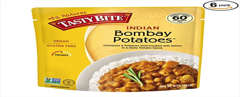 Tasty Bite Indian Entrée, Bombay Potatoes 10 Ounce (Pack of 6)