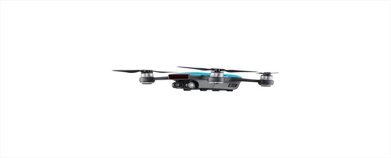 DJI Spark Palm Launch Quadcopter Drone with UltraSmooth Camera, Sky Blue, CP.PT.000733