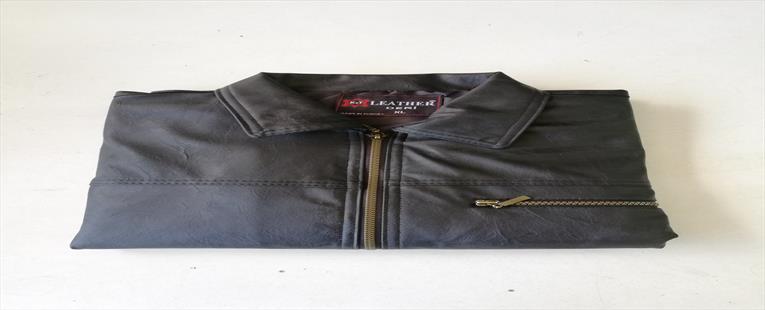 Faux leather male jacket