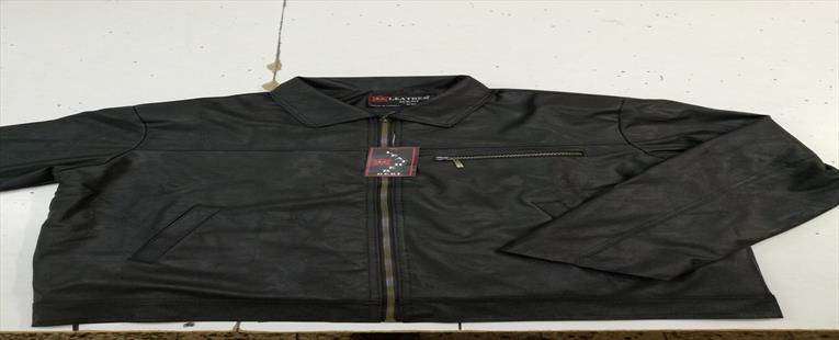 Faux leather male jacket