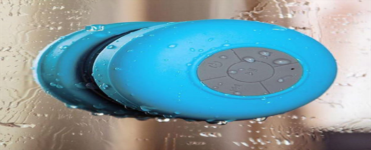 Waterproof Bluetooth speaker. Enjoy yourself when you are taking a shower
