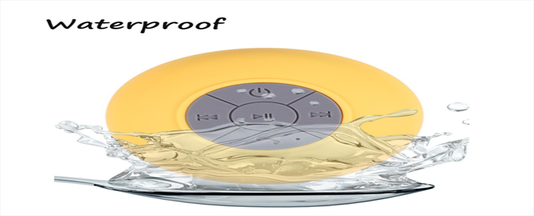 Waterproof Bluetooth speaker. Enjoy yourself when you are taking a shower