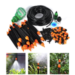 Auto Drip Irrigation Kit- 82FT Irrigation Pipe, Irrigation Spray ,Irrigation Timer , Perfect Irrigation Systems for Flower Bed, Patio, Garden Greenhouse Plants