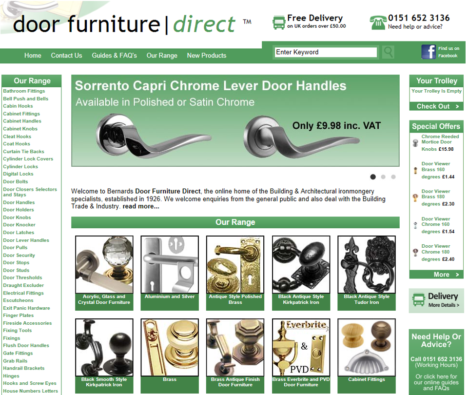 Bernards Door Furniture Direct 