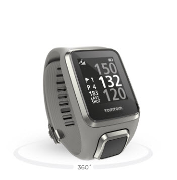 TOMTOM GOLFER 2 GPS-HORLOGE - LICHTGRIJS - LARGE