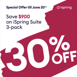 Get the iSpring Suite Max 3-seat plan for S$2,632